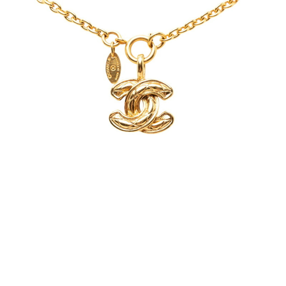 CHANEL Gold Logo Necklace - Picture 2 of 6